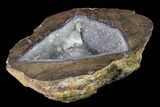 Crystal Filled Dugway Geode (Polished Half) - Utah #141310-2